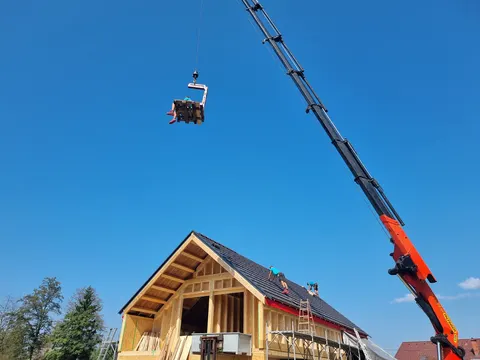 Postavitev lesenega objekta